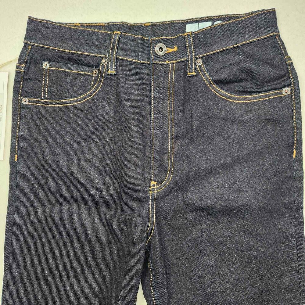 Men's Straight Leg Stretch Jeans 29x31 Dark Indigo Wash Slim Fit NWT Wood Wood - Picture 10 of 14